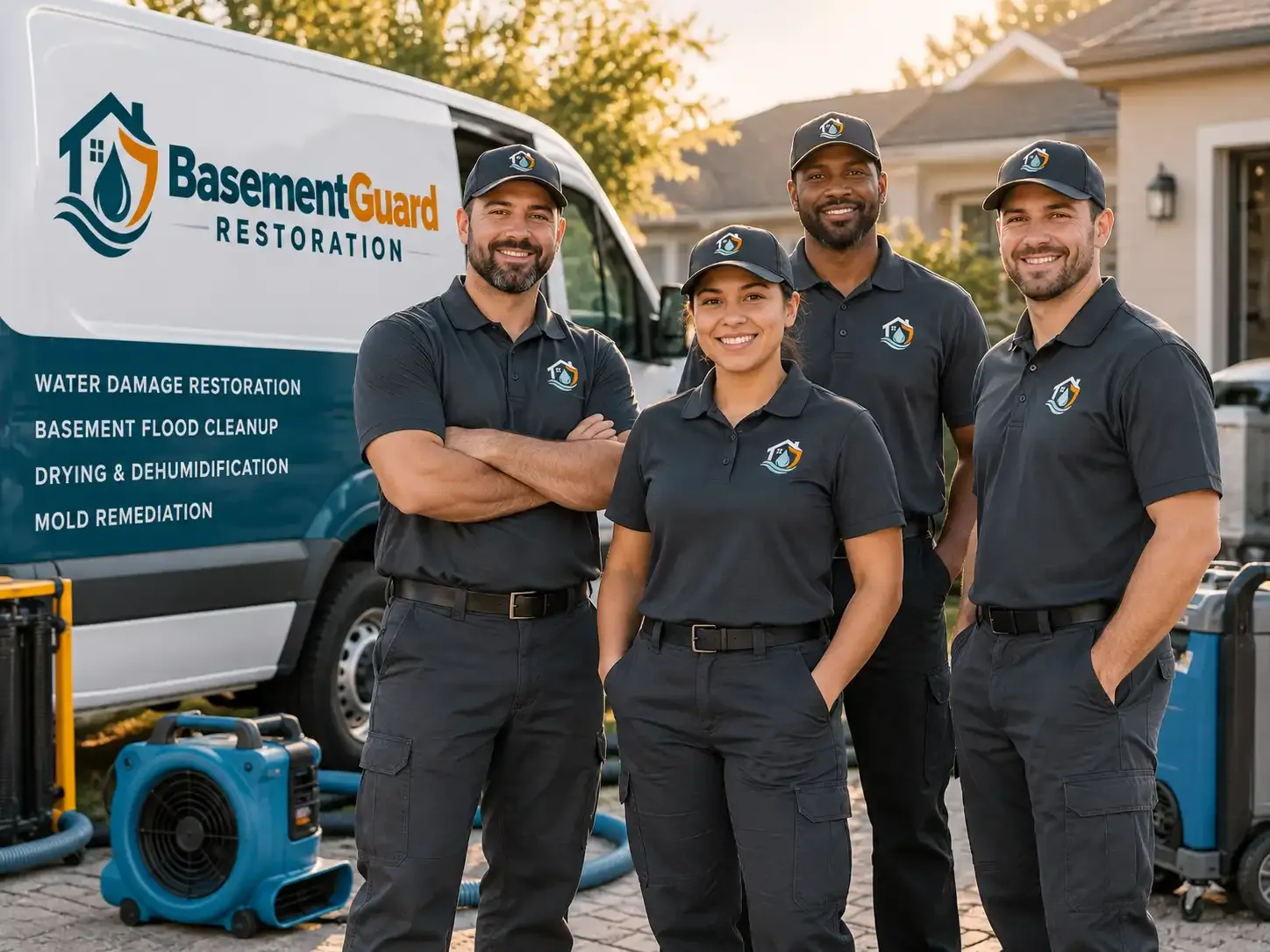 Basement Water Damage Restoration company in Mcbain, MI